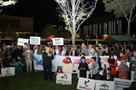 Ankara residents protest Israeli attack on Rafah, express solidarity with Palestine
