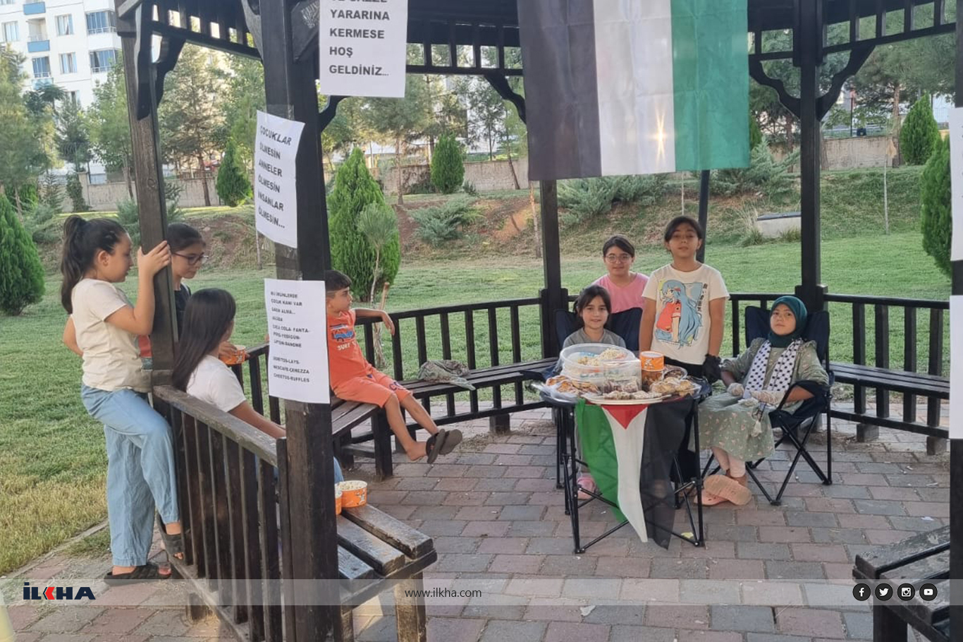 Minik yüreklerden Gazze'ye umut kermesi Minik yüreklerden Gazze'ye umut kermesi