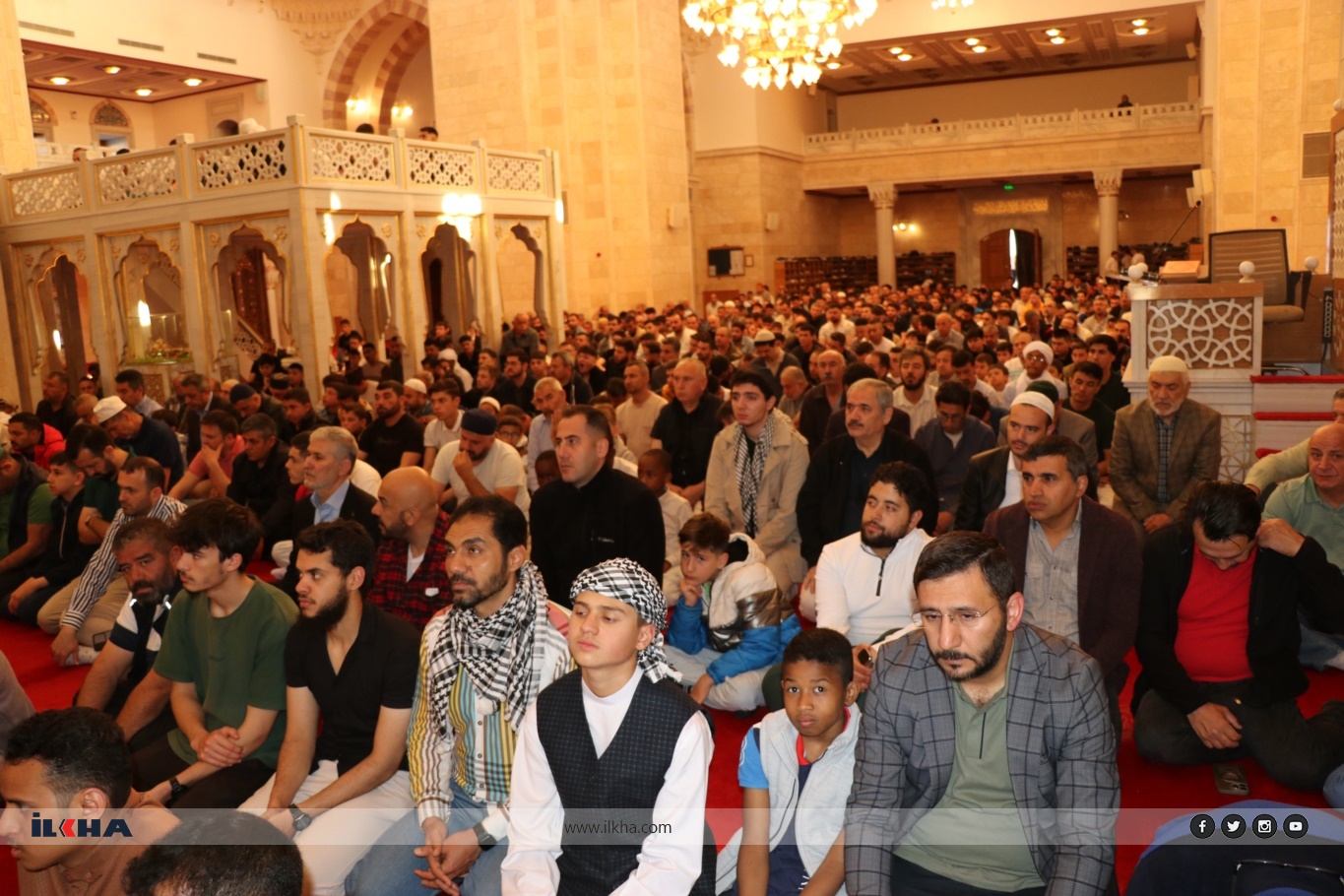 Büyük Ankara Camii’nde Kurban Bayramı namazı