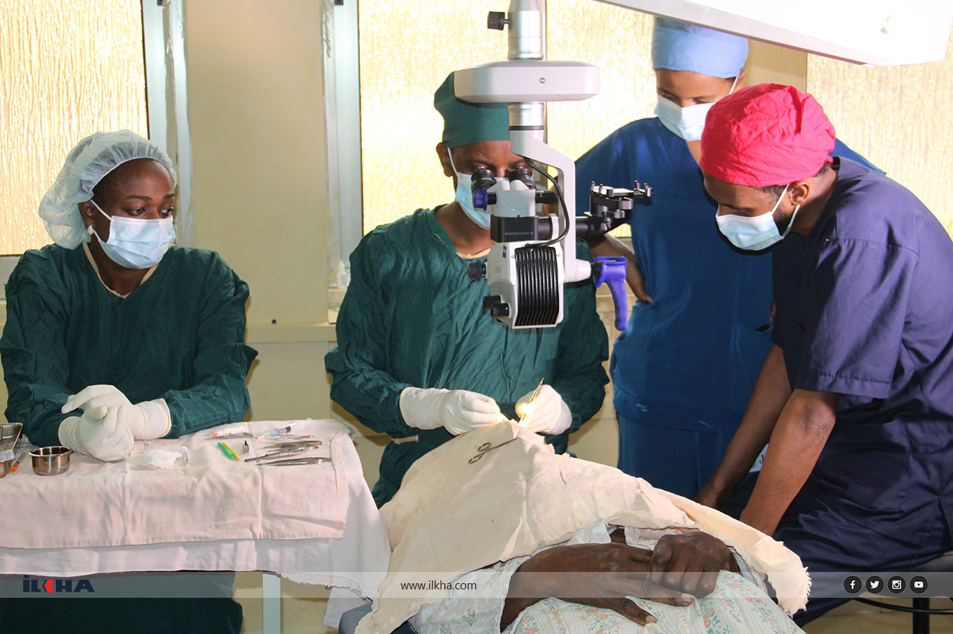 IHO EBRAR'dan Etiyopya'da katarakt ameliyatı ve kanser hastası çocuklara nakdi destek