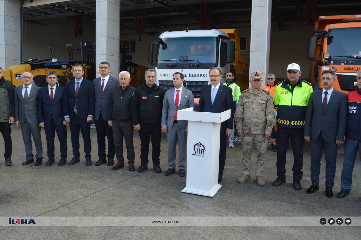 Siirt’te karla mücadele planı devrede: 162 araç ve 218 personel sahaya çıkıyor