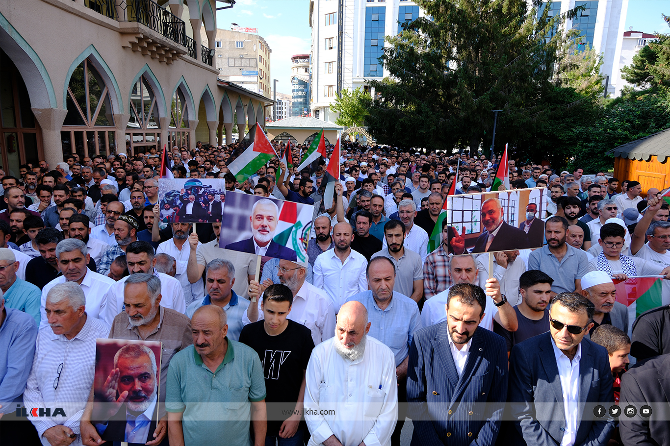 Van’da HAMAS lideri Heniyye için gıyabi cenaze namazı ve basın açıklaması Van’da HAMAS lideri Heniyye için gıyabi cenaze namazı ve basın açıklaması