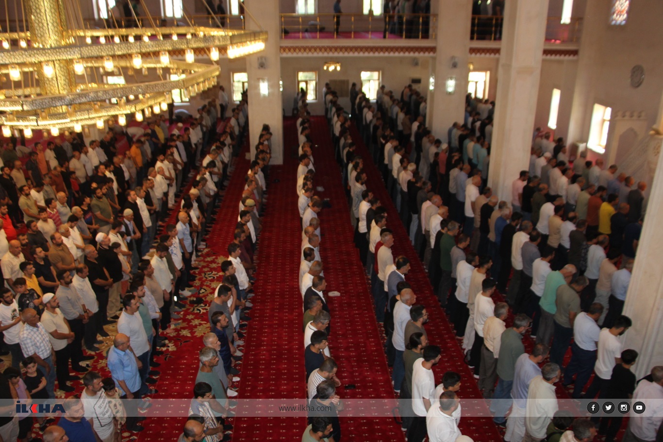 Mardin’de HAMAS Siyasi Büro Başkanı İsmail Heniyye için gıyabi cenaze namazı kılındı. 