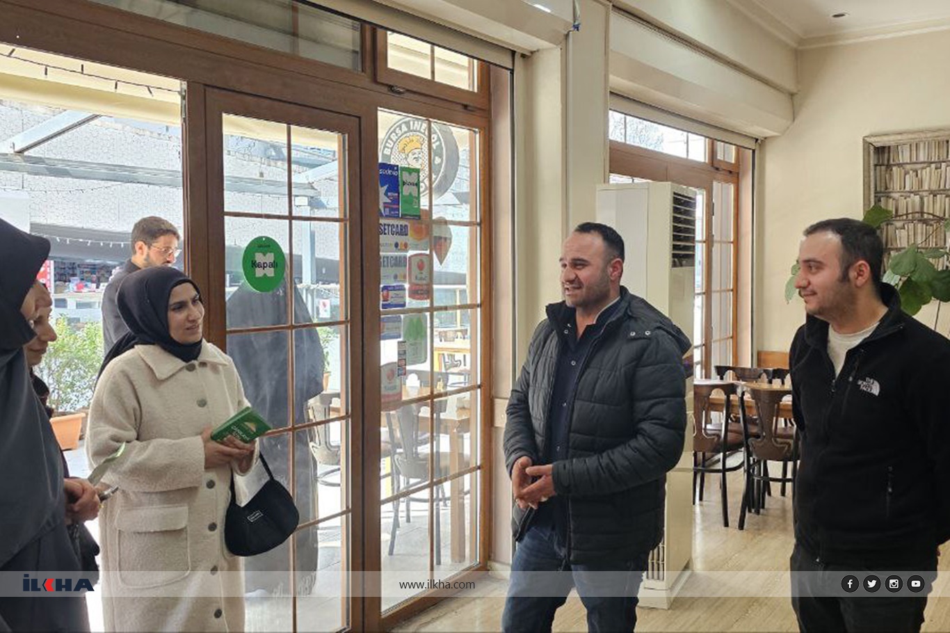 HÜDA PAR Çankaya Belediye Başkan Adayı Emine Alpsoy'dan esnaf ziyareti