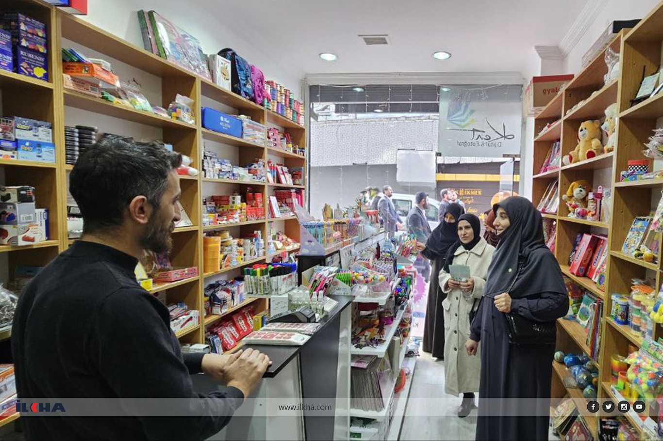 HÜDA PAR Çankaya Belediye Başkan Adayı Emine Alpsoy'dan esnaf ziyareti