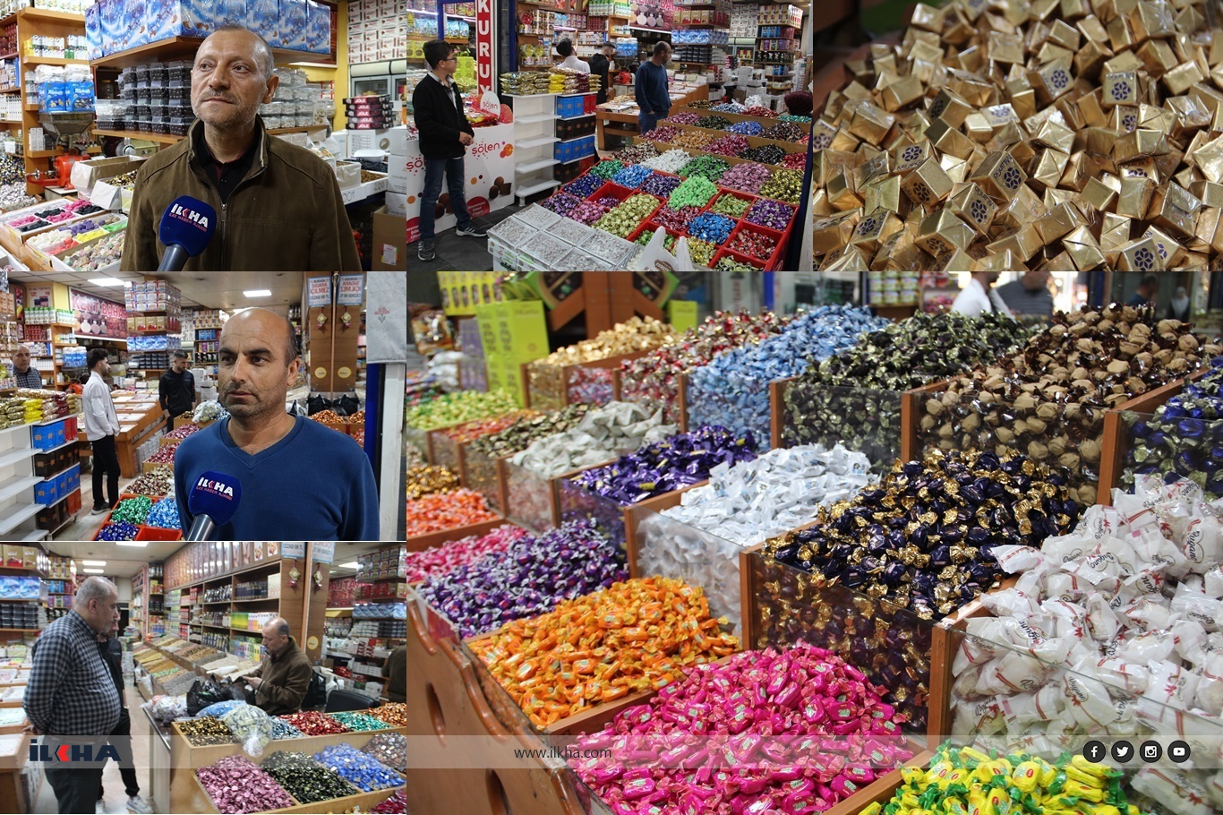 Rengarenk bayram şekerleri tezgahlarda yerini aldı, peki şeker fiyatları nasıl? Rengarenk bayram şekerleri tezgahlarda yerini aldı, peki şeker fiyatları nasıl?