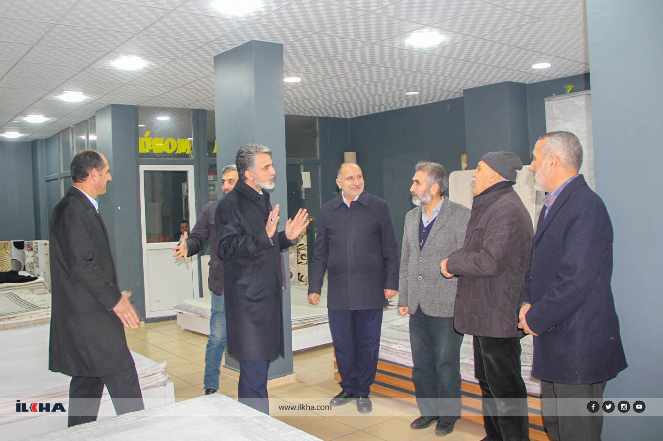 HÜDA PAR heyetinden Bingöl’de esnaf ziyareti