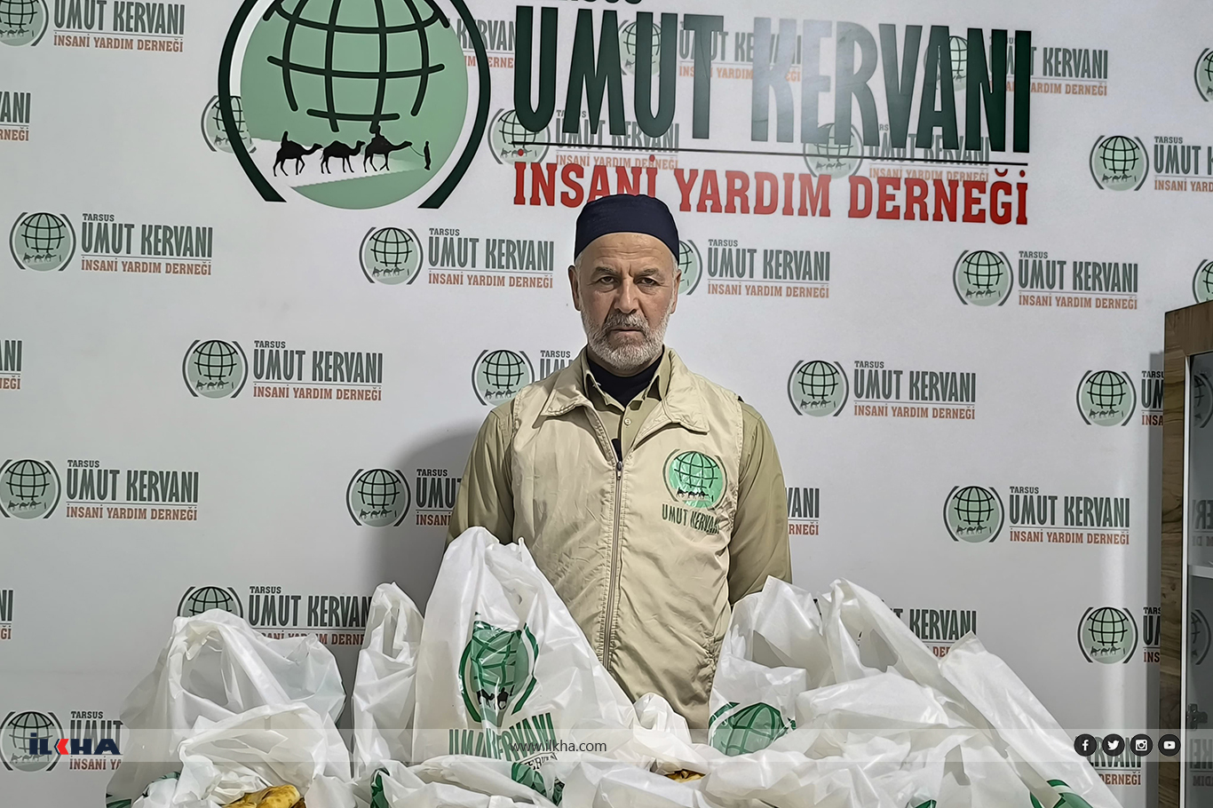 Umut Kervanı yetkilisi Veysel Demir