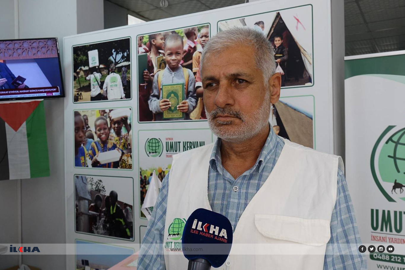 Gazze için düzenlenen kermesin gelirleri Umut Kervanı yetkililerine teslim edildi Gazze için düzenlenen kermesin gelirleri Umut Kervanı yetkililerine teslim edildi