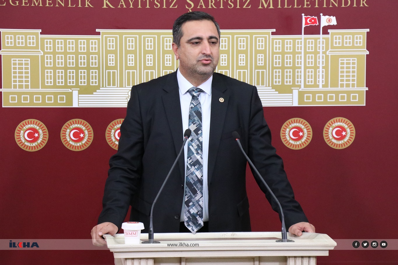 HÜDA PAR Sözcüsü Ramanlı, seçmeli derslere dikkat çekmek için TBMM'de Kürtçe konuştu