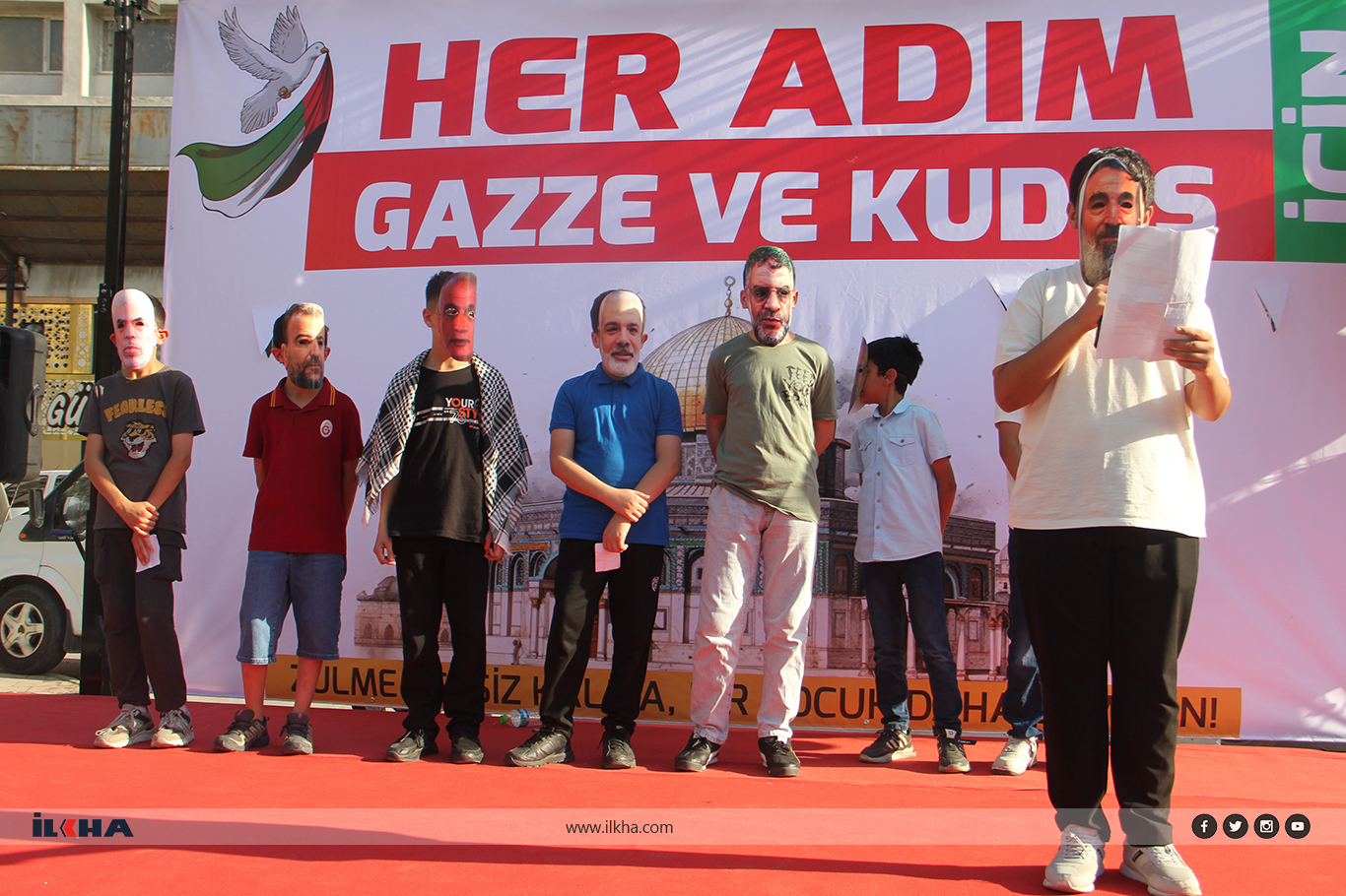 Adanalı anneler ve çocuklardan Gazze’ye destek yürüyüşü