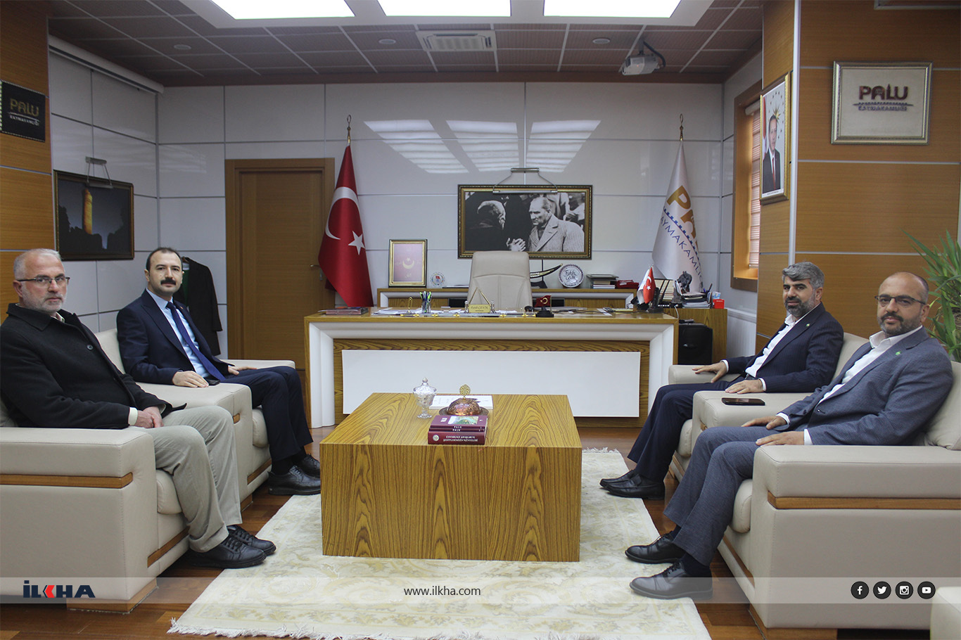 HÜDA PAR’dan Palu Kaymakamı'na ziyaret