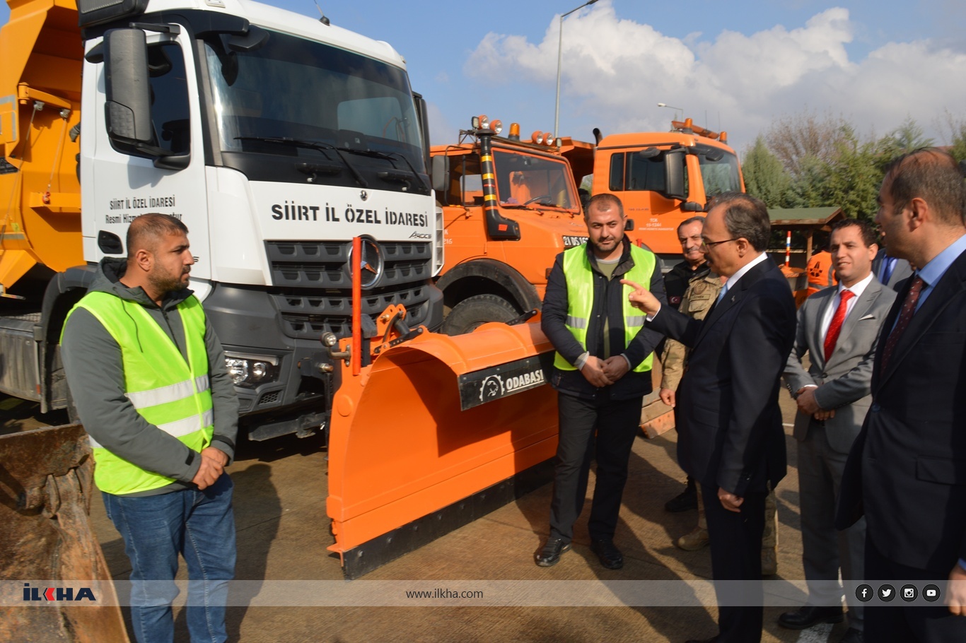 Siirt’te karla mücadele planı devrede: 162 araç ve 218 personel sahaya çıkıyor