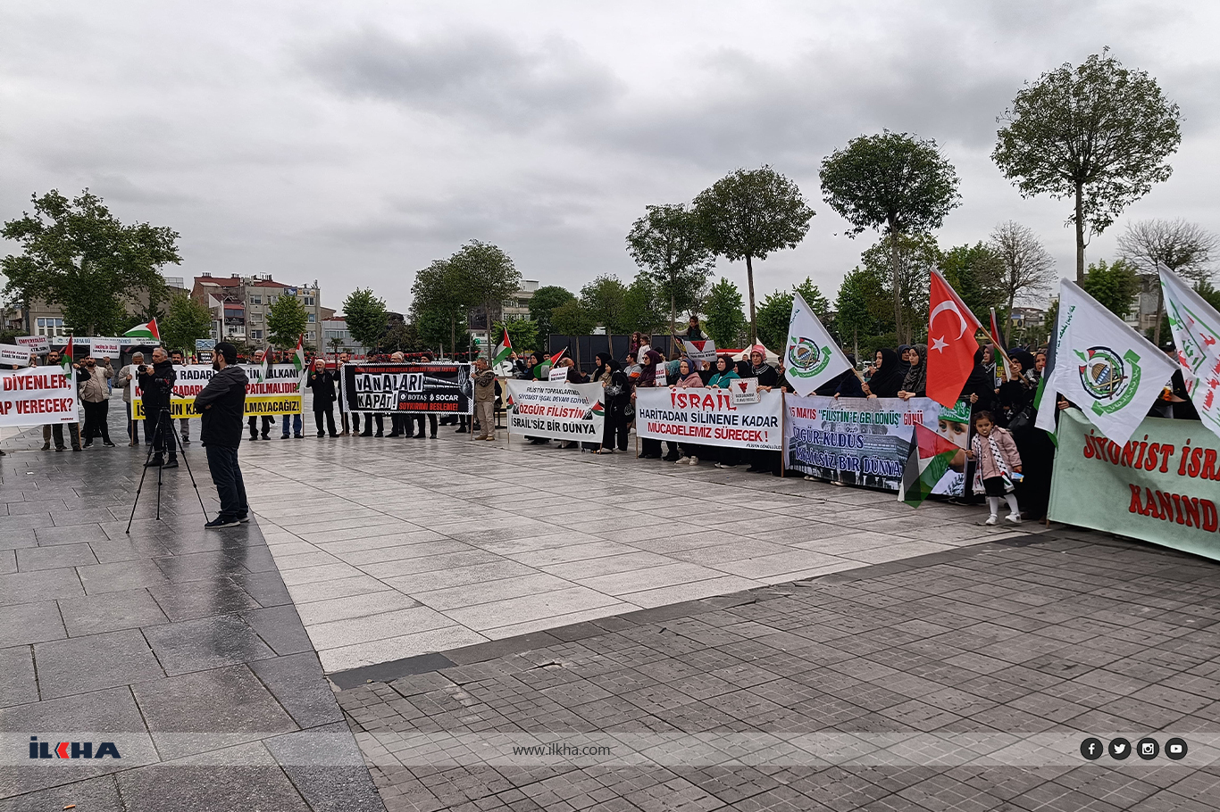 Sakarya'da Filistin'e destek Sakarya'da Filistin'e destek