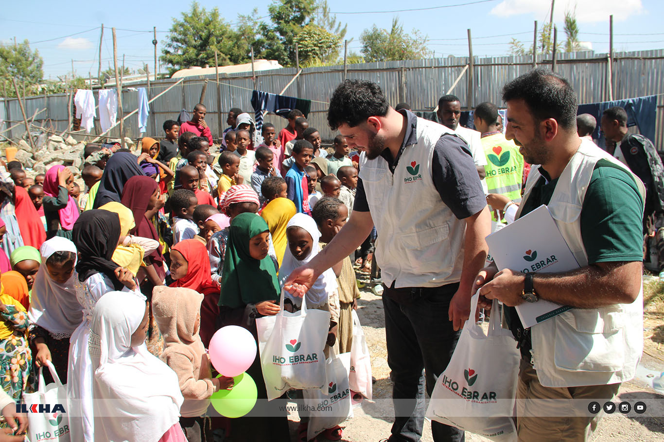 IHO EBRAR, Etiyopya'da yüzlerce yetimi giydirdi