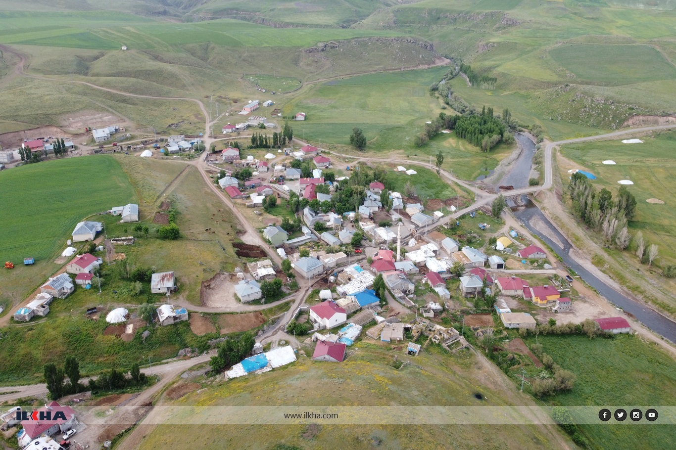 Köylerde bayram daha huzurlu geçiyor