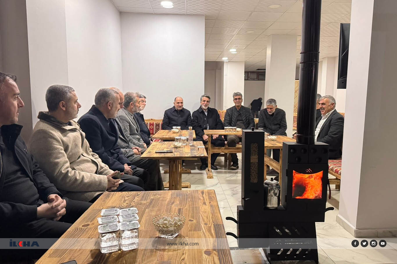 HÜDA PAR heyetinden Gökçeli (Talwarı) Köyü Derneğine ziyaret