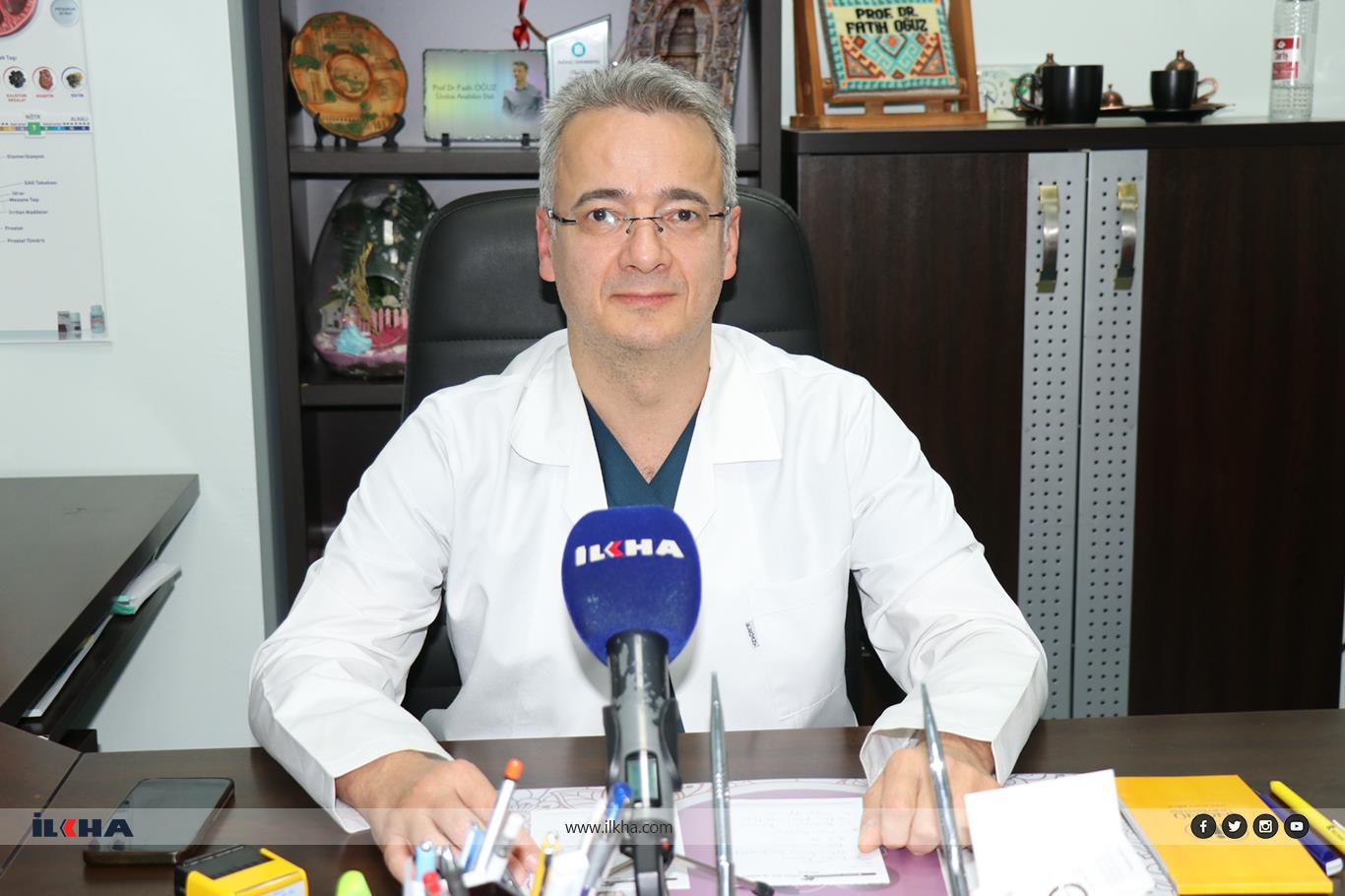 Prof. Dr. Oğuz: Hareketsizlik, taş oluşum riskini arttırıyor! Prof. Dr. Oğuz: Hareketsizlik, taş oluşum riskini arttırıyor!