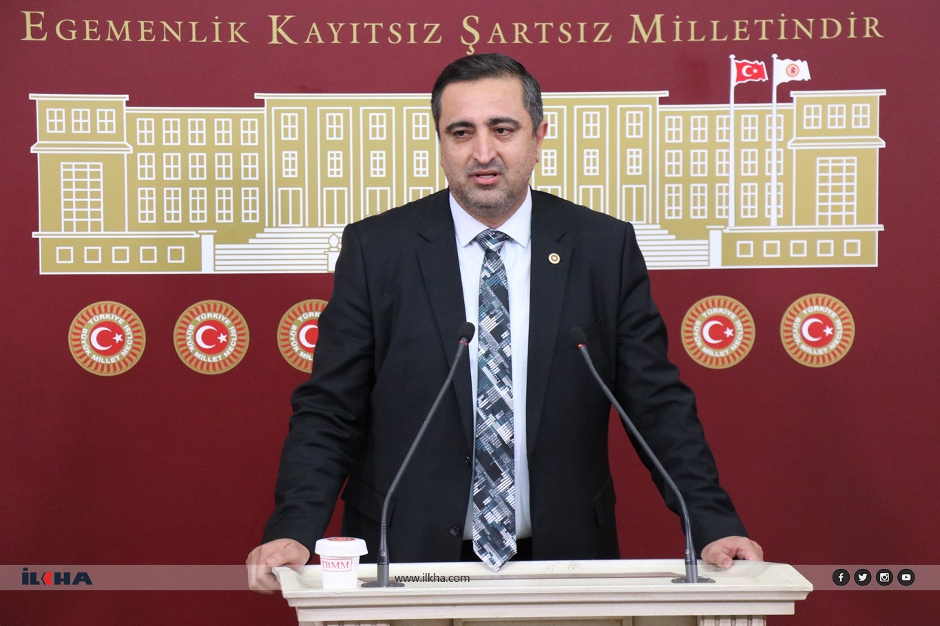 HÜDA PAR Sözcüsü Ramanlı, seçmeli derslere dikkat çekmek için TBMM'de Kürtçe konuştu