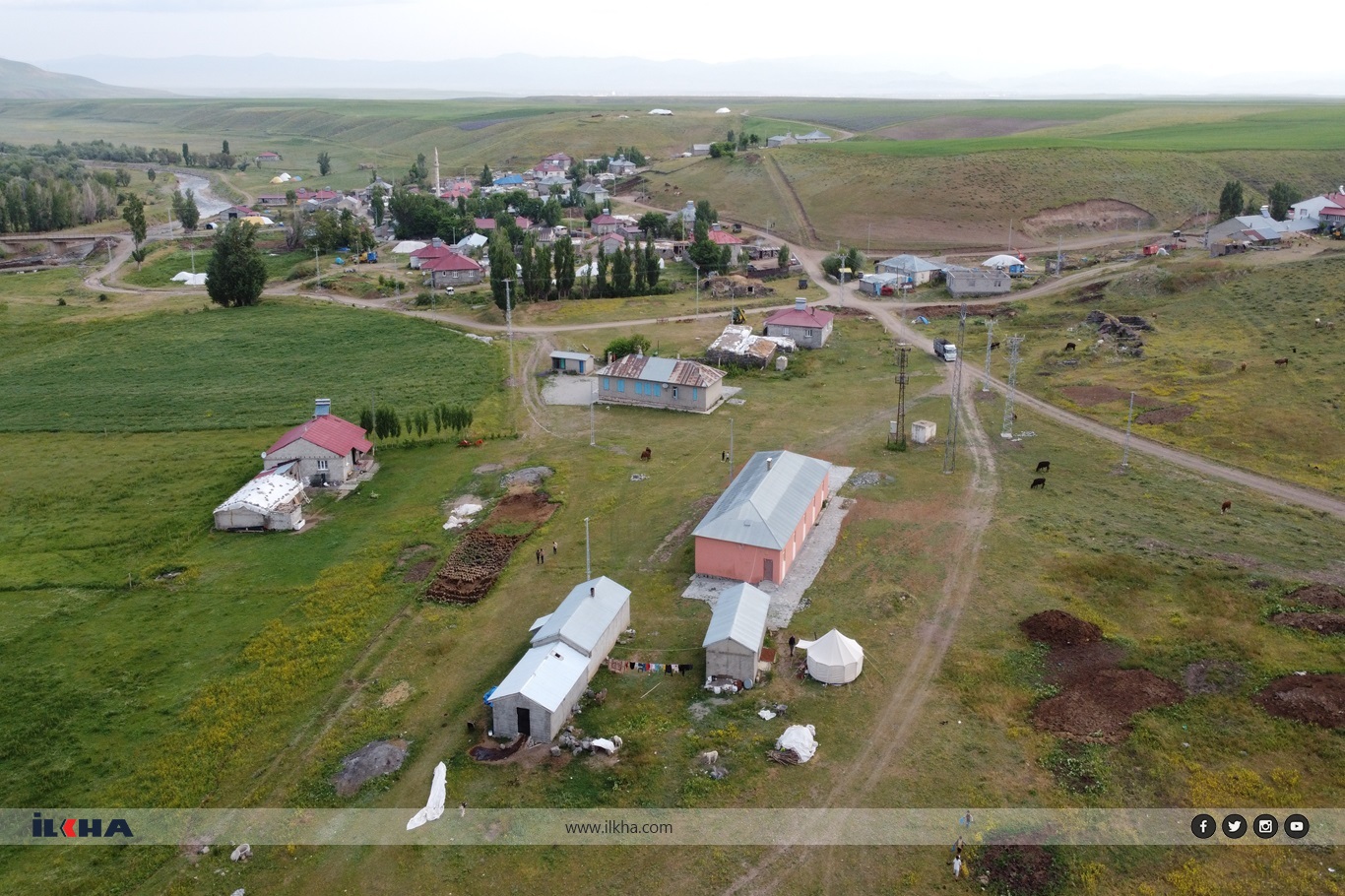 Köylerde bayram daha huzurlu geçiyor
