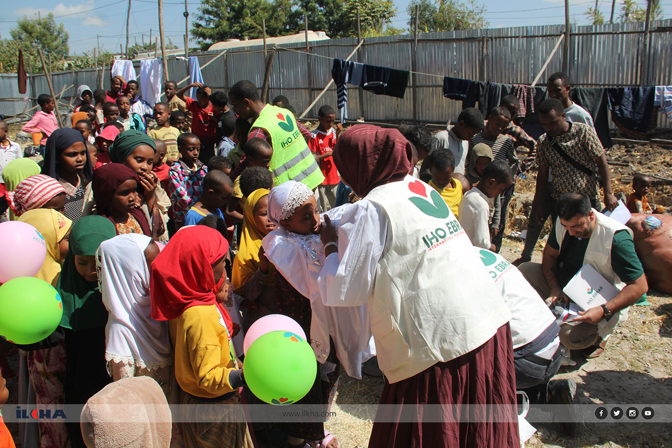 IHO EBRAR, Etiyopya'da yüzlerce yetimi giydirdi