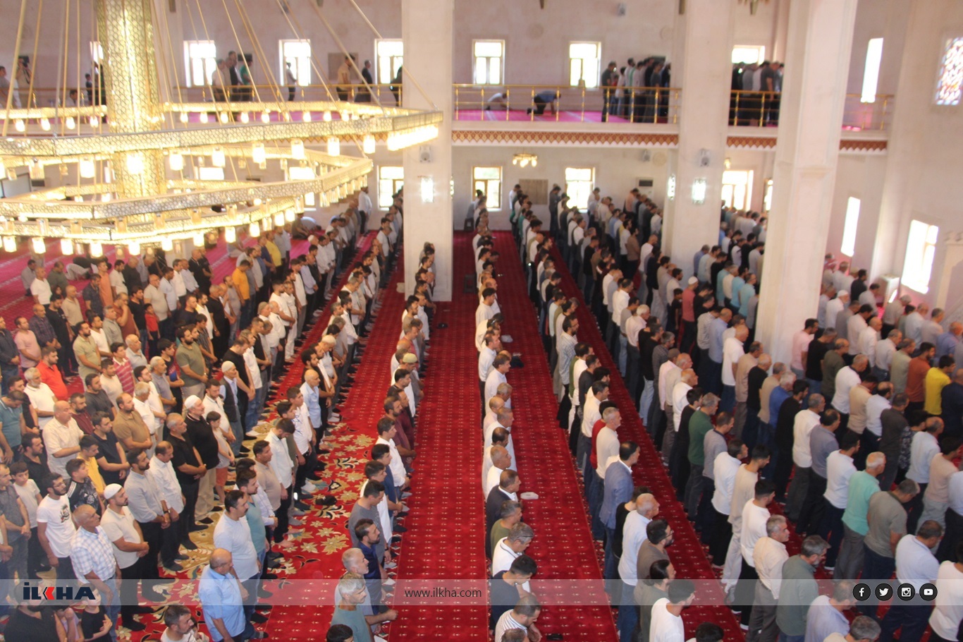 Mardin’de HAMAS Siyasi Büro Başkanı İsmail Heniyye için gıyabi cenaze namazı kılındı. 