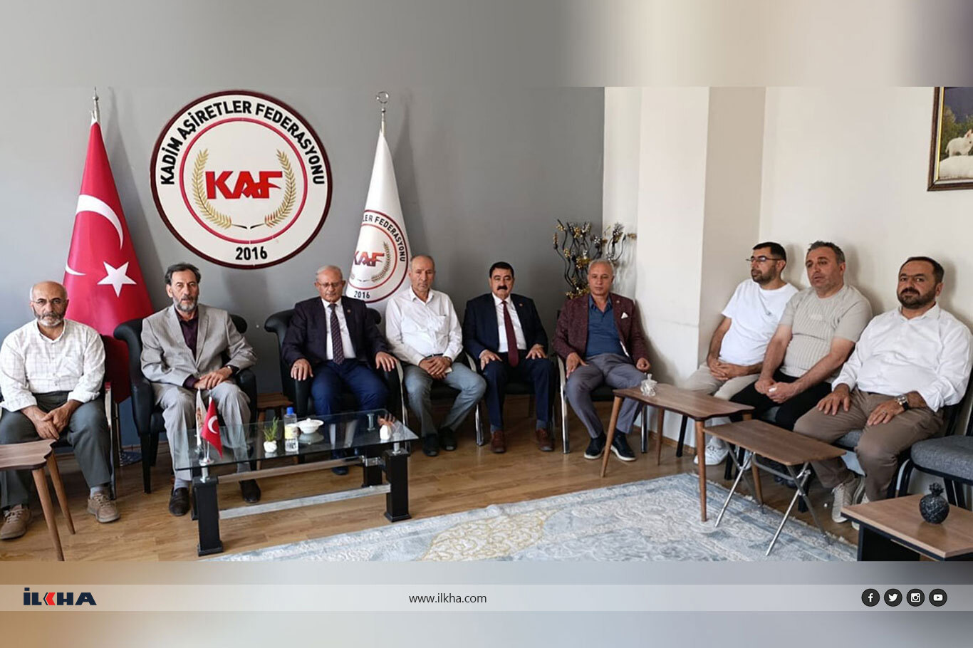Banga Heq Dergisi yazarlarından Kadim Aşiretler Federasyonu'na ziyaret Banga Heq Dergisi yazarlarından Kadim Aşiretler Federasyonu'na ziyaret