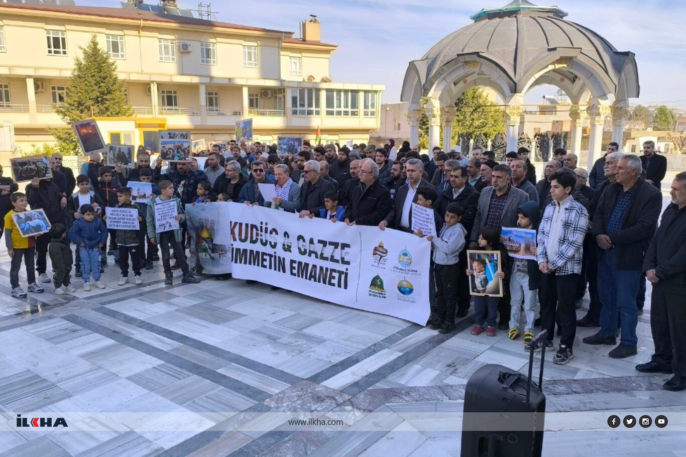 Midyat’ta “Dünya Kudüs Haftası” münasebetiyle basın açıklaması düzenlendi Midyat’ta “Dünya Kudüs Haftası” münasebetiyle basın açıklaması düzenlendi