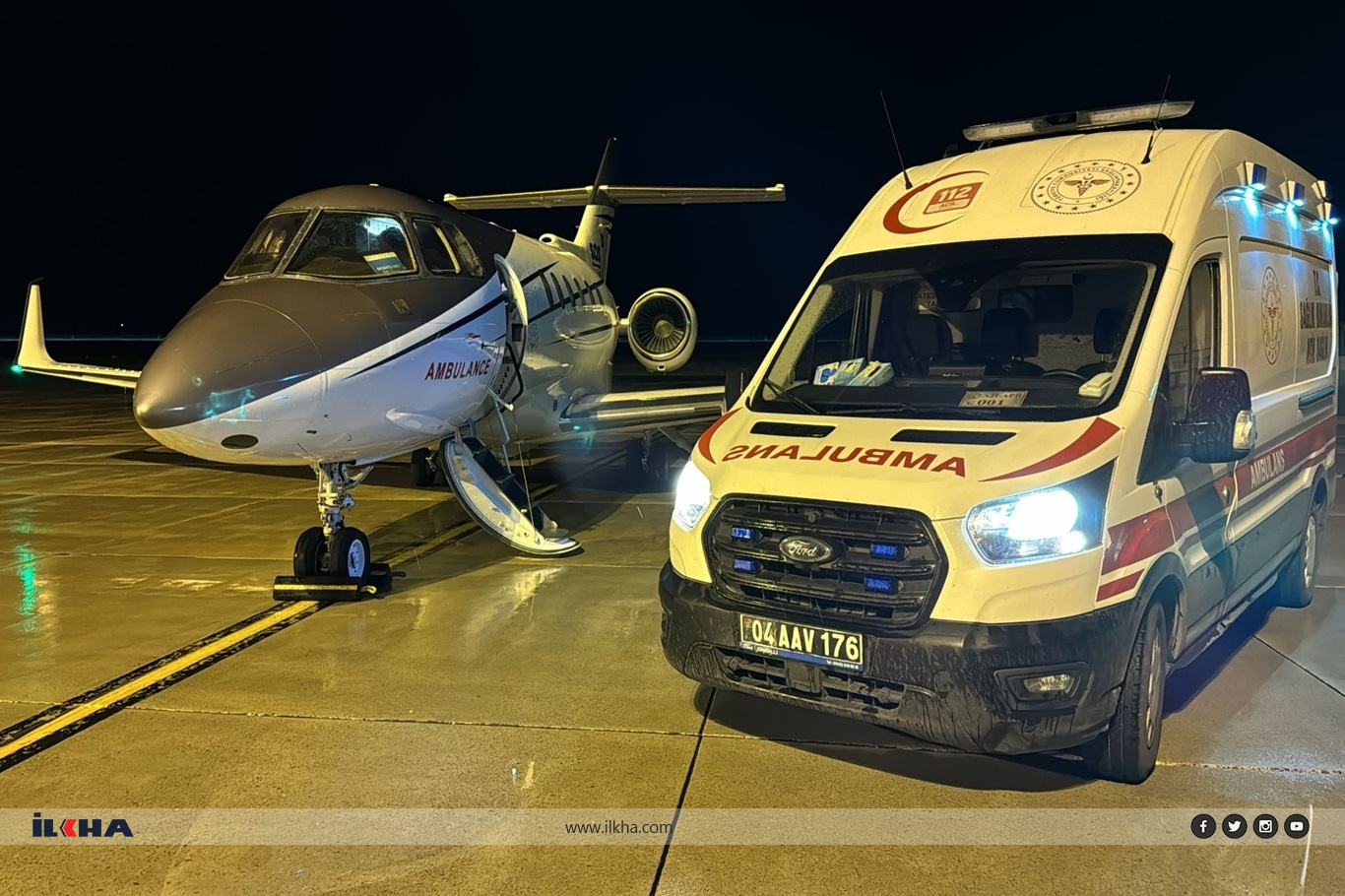 Kalp hastası bebek ambulans uçakla Ankara'ya sevk edildi Kalp hastası bebek ambulans uçakla Ankara'ya sevk edildi