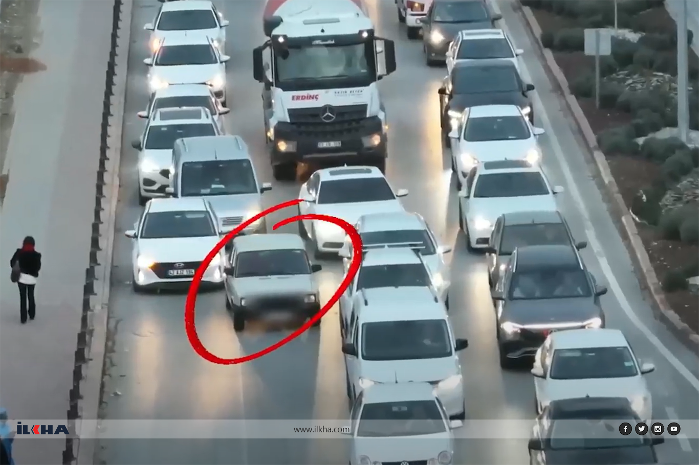 Konya’da drone destekli trafik denetimi: 332 sürücüye ceza