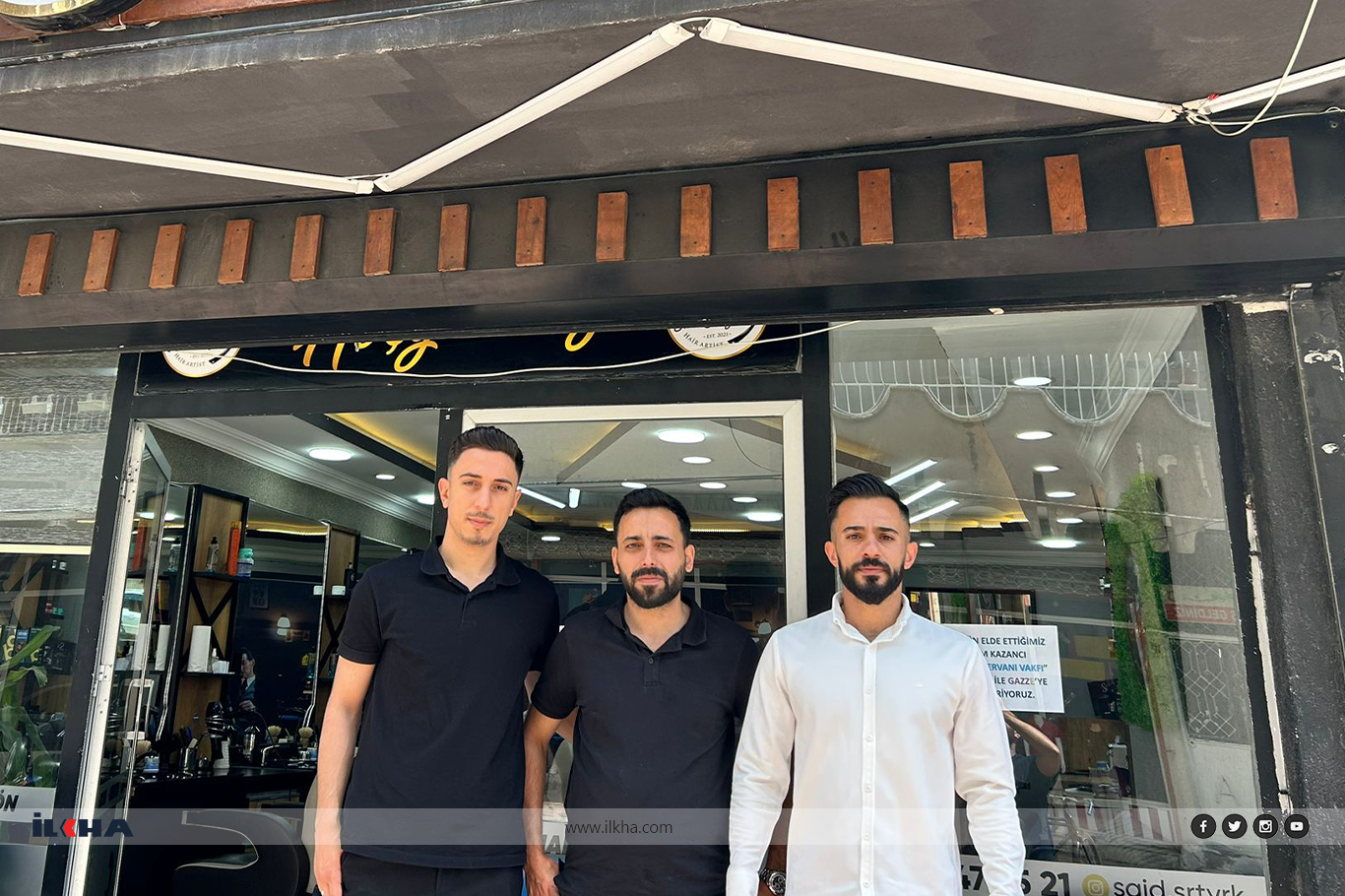 Hataylı kuaförler günlük gelirlerini Gazze'ye bağışlıyor Hataylı kuaförler günlük gelirlerini Gazze'ye bağışlıyor