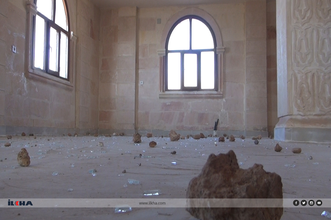 Cizre’de yeni inşa edilen cami sahipsiz kaldı, madde kullanım alanına dönüştü