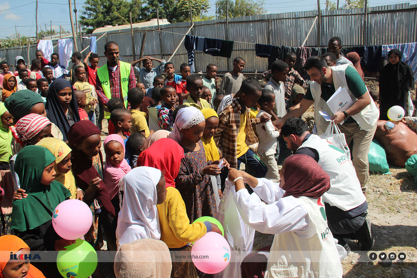 IHO EBRAR, Etiyopya'da yüzlerce yetimi giydirdi