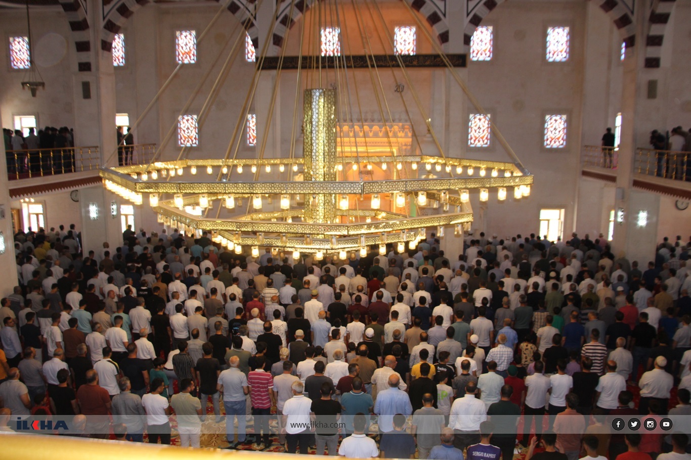 Mardin’de HAMAS Siyasi Büro Başkanı İsmail Heniyye için gıyabi cenaze namazı kılındı. 