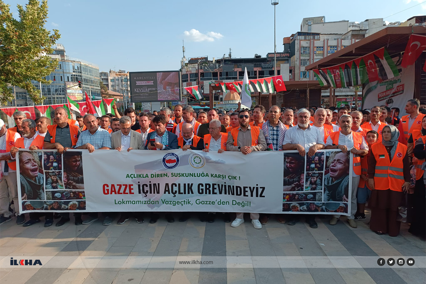 Şanlıurfa’da siyonist rejime tepki: STK’lardan 2 günlük açlık grevi Şanlıurfa’da siyonist rejime tepki: STK’lardan 2 günlük açlık grevi