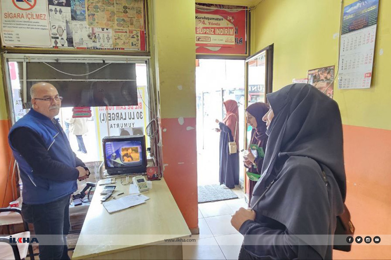 HÜDA PAR Çankaya Belediye Başkan Adayı Emine Alpsoy'dan esnaf ziyareti