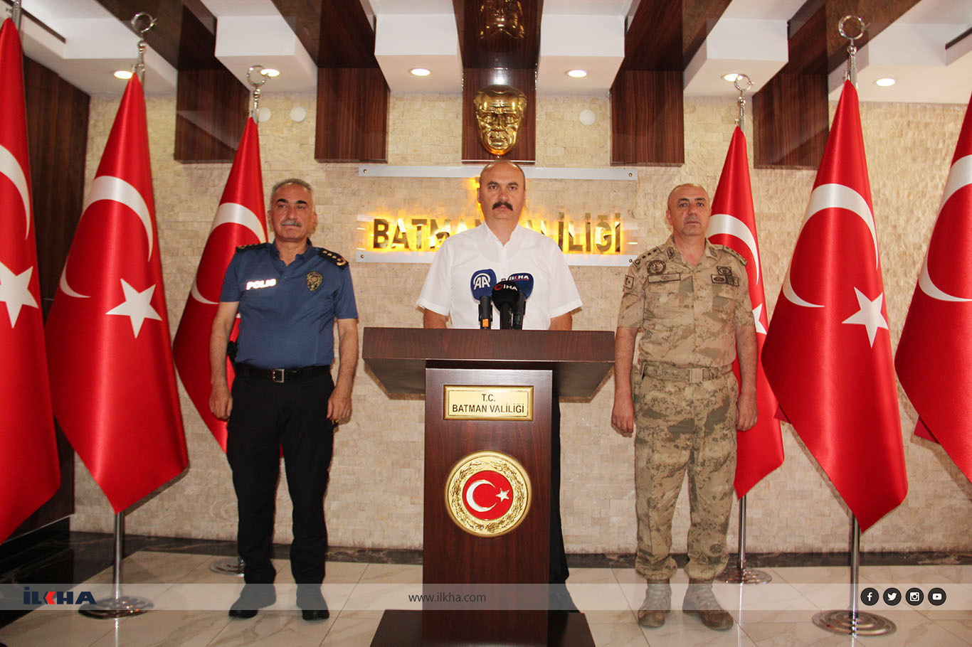 Batman, Türkiye'nin en güvenli ikinci ili oldu Batman, Türkiye'nin en güvenli ikinci ili oldu