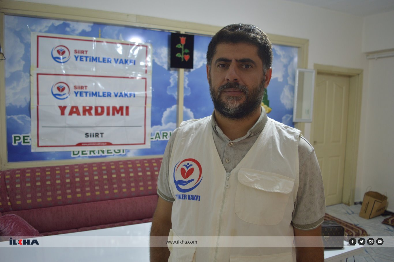 Yetimler Vakfı Siirt İl Temsilcisi Mehmet Emin Ulu,