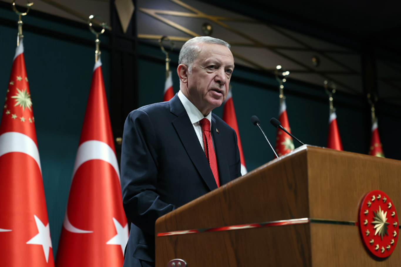 Cumhurbaşkanı Erdoğan'ın Bakanlar Bilgin ve Nebati'yi kabulü sona erdi