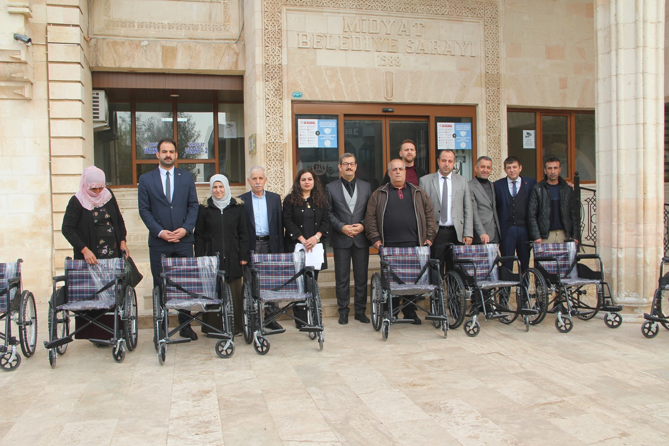 Midyat’ta engelliler unutulmadı 