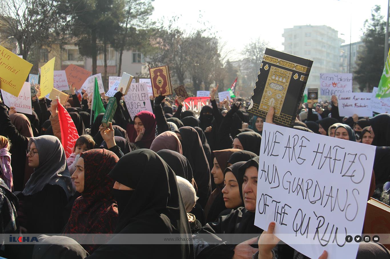 Thousands gather in Batman to protest the burning of the Holy Quran in Sweden Thousands gather in Batman to protest the burning of the Holy Quran in Sweden