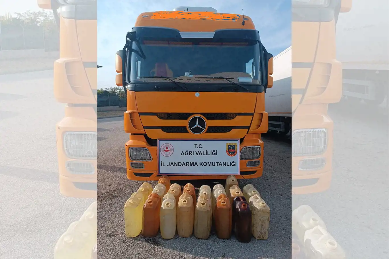Kaçak mazot ve sigara taşıyan 3 tır şoförü gözaltına alındı
