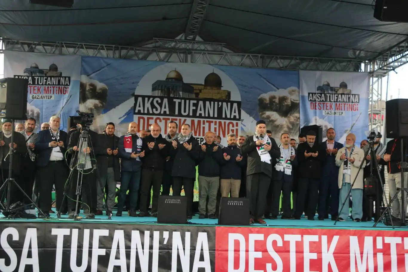 HAMAS lideri Meşal, Gaziantep'teki mitinge mesaj yolladı: Meydanları terk etmeyelim HAMAS lideri Meşal, Gaziantep'teki mitinge mesaj yolladı: Meydanları terk etmeyelim
