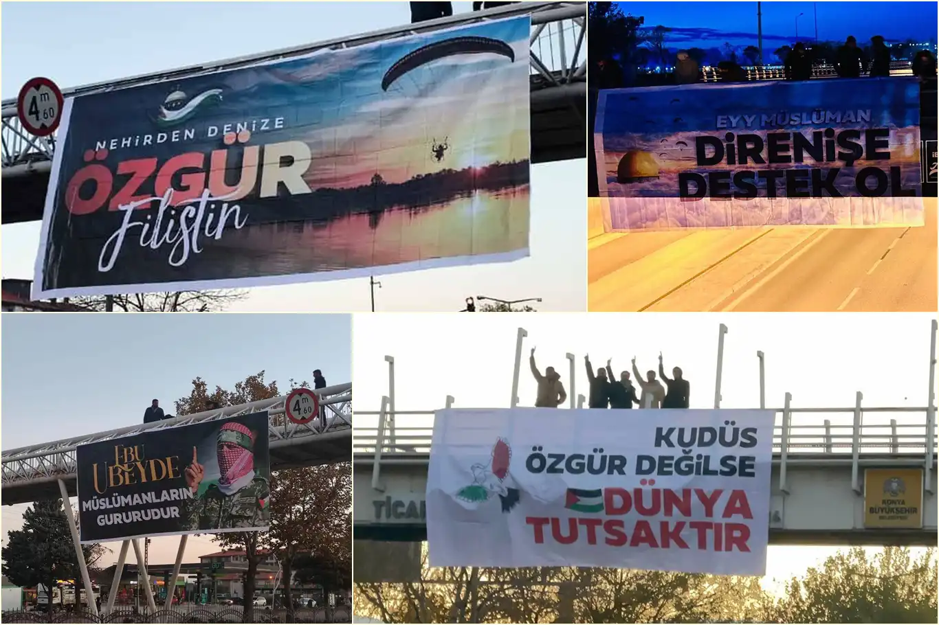 Konya'dan Filistin direnişine destek Konya'dan Filistin direnişine destek