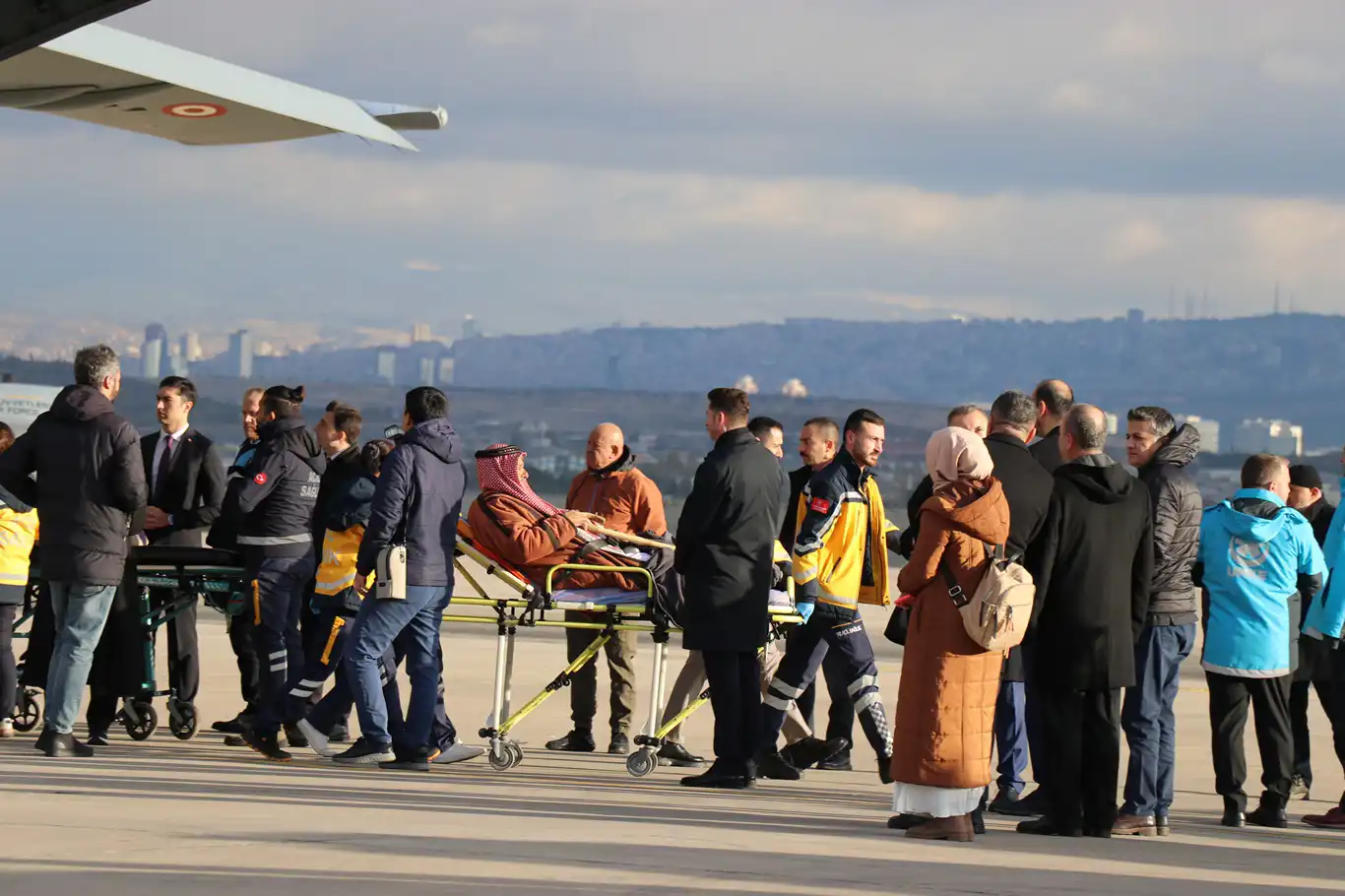Gazze'den 61 hasta daha Türkiye'ye getirildi Gazze'den 61 hasta daha Türkiye'ye getirildi