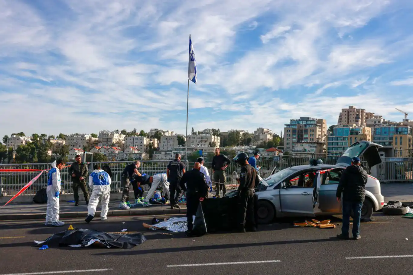 Three killed, six wounded in Jerusalem shooting operation Three killed, six wounded in Jerusalem shooting operation