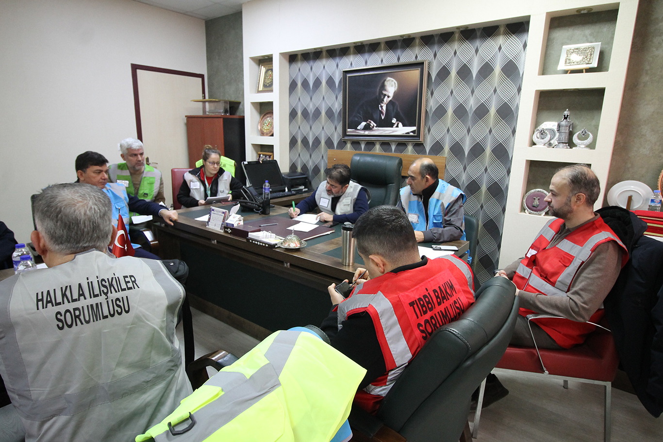 GAÜN Hastanesinde Afet Koordinasyon Ekibi çalışmalarına devam ediyor GAÜN Hastanesinde Afet Koordinasyon Ekibi çalışmalarına devam ediyor