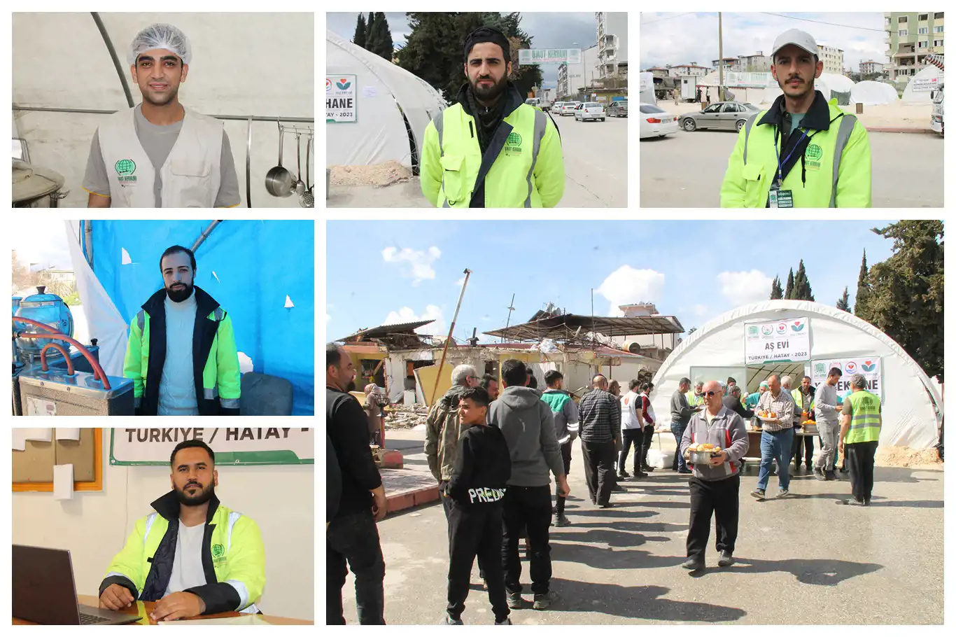Sahada çalışan Umut Kervanı gönüllüleri: Mükafatımızı Rabbimizden bekliyoruz Sahada çalışan Umut Kervanı gönüllüleri: Mükafatımızı Rabbimizden bekliyoruz