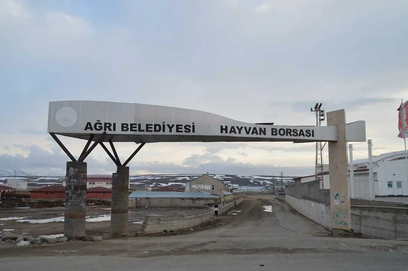 Ağrı Hayvan Borsası kapatıldı Ağrı Hayvan Borsası kapatıldı