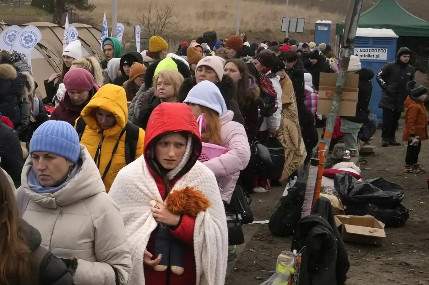 Polonya'daki Ukraynalı mülteci sayısı 11 milyonu geçti Polonya'daki Ukraynalı mülteci sayısı 11 milyonu geçti